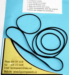 Hitachi D-75S Belt Kit (5 Belts)