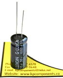 1000uf 35V 105C Radial Electrolytic Capacitor 13X25mm - G-LUXON - Capacitor - KP Components Inc
