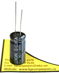 1000uf 35V 105C Radial Electrolytic Capacitor 13X25mm - G-LUXON - Capacitor - KP Components Inc