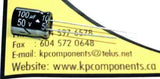 100uF 50V 105°C Radial Electrolytic Capacitor 8X11mm - G-LUXON - Capacitor - KP Components Inc