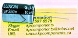 10uF 350V Capacitor 105°C Radial - G-LUXON - Capacitor - KP Components Inc