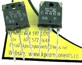 2SA1265N & 2SC3182N Transistor Pair - TO-3P Package For Audio Amplifier Electronics Repair M 558852 2SA1265N & 2SC3182N Transistor Pair - TO-3P Package For Audio Amplifier Electronics Repair M 558852