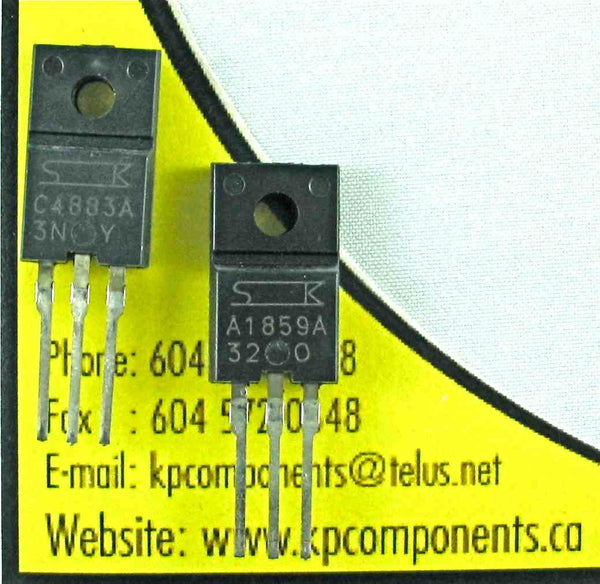 Lot Transistors 2SA1859A Et 2SC4883A - 5 Pièces Chaque - Boîtier TO-220 - Pour Amplificateurs Audio