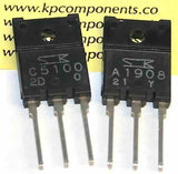 2SA1908 & 2SC5100 SANKEN Audio Power Transistor - Sanken - Transistors - KP Components Inc