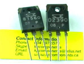 2SB1560 Transistor 2SD2390 Pair – KP Components Inc.