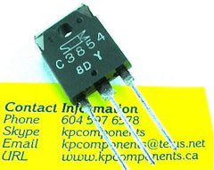 2SC3854 Transistor NPN 160V 8A 80W - Sanken - Transistors - KP Components Inc