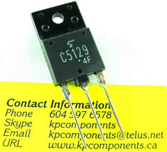 2SC5129 Original Toshiba C5129 Transistor - Toshiba - Transistors - KP Components Inc