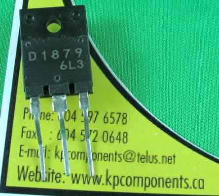 2SD1879 Transistor D1879 Sanyo – KP Components Inc.