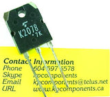 2SK2078 Mosfet K2078 N-Ch 800V 9A - Toshiba - MOSFETs - KP Components Inc