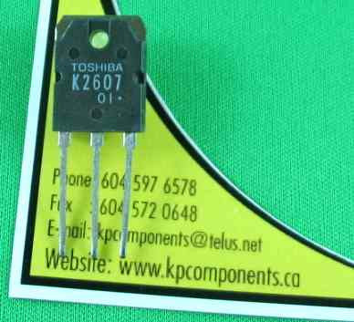 2SK2607 Mosfet Toshiba K2607 – KP Components Inc.