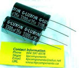 3300uF 35V Capacitor Radial 105°C