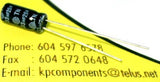 33uF 25V Capacitor High Temp Radial - G-LUXON - Capacitor - KP Components Inc