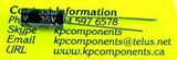 33uf 35V 105°C Radial Electrolytic Capacitor 5X11mm - G-LUXON - Capacitor - KP Components Inc