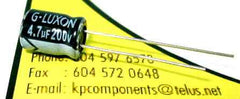4.7uF 200V Capacitor Radial 105°C