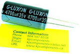 4700uf 35V Capacitor 105°C Radial/ ESM478M035S1A5N360