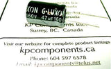 47uF 160V Capacitor High Temp Radial - G-LUXON - Capacitor - KP Components Inc