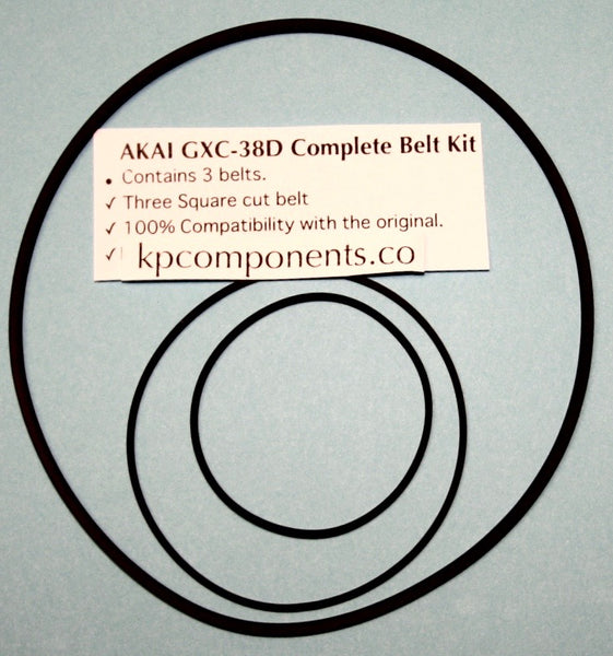 Akai GXC-38D Belt Kit (3 Belts) – KP Components Inc.