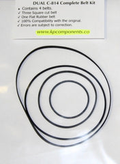 Dual C-814 Belt Kit (4 belts)