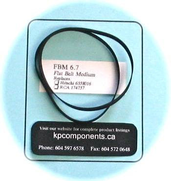 FBM6.7 Belt FRX6.7 Panasonic VDVS0005 – KP Components Inc.