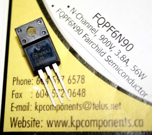 FQPF7N90 900V 3.4A 2 QFET N-CHANNEL MOSFET TO-220F in Pakistan FQPF7N90 900V 3.4A 2 QFET N-CHANNEL MOSFET TO-220F in Pakistan