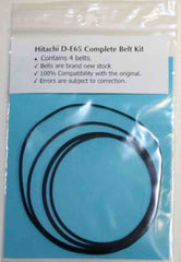 Hitachi D-E65 Belt Kit