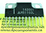 M51102L IC Mitsubishi Stereo Audio