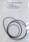 Pioneer SK-300/SK-350 Belts Kit (4 belts)