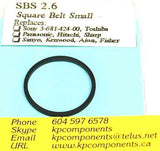 SBS2.6 Belt SCX2.6 Square Cut