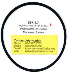 SBX8.7 Belt SCB8.6 Square Cut