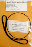 Sony TC-206SD Belt Kit (2 belts)