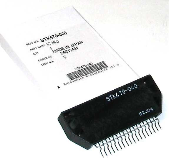 STK470-040 IC Voltage Regulator – KP Components Inc.