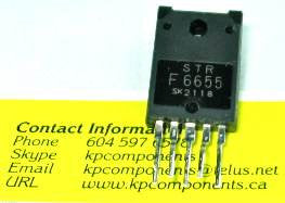 STR-F6555 サンケン SWレギュレータ IC F6555 20個 STRF6655 STR-F6655 Sanken IC – KP Components Inc.