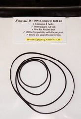 Sansui D-150M Belt Kit (4 Belts)