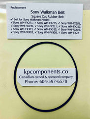 Sony Walkman Belt Replacement
