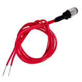 12V 35mA Mini Lamp with 8" Wire - Dia: 5mm / L10 - vendor-unknown - Lamp - Wire Terminal Lamp - KP Components Inc