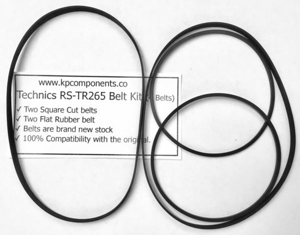Technics RS-TR265 Belt Kit (4 Belts) – KP Components Inc.