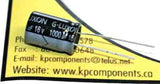 1000uf 16V 105°C Radial Electrolytic Capacitor 10X17mm - G-LUXON - Capacitor - KP Components Inc