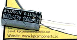 1000uf 63V Capacitor Radial 105°C 16mm X 32mm - G-LUXON - Capacitor - KP Components Inc