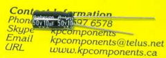 10uF 50V Capacitor High Temp Radial - G-LUXON - Capacitor - KP Components Inc