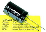 1500uF 50V 105°C Radial Electrolytic Capacitor - Gloria - Capacitor - KP Components Inc