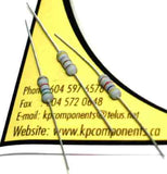 5.6K Ohm 1/2W 5% Metal Oxide Resistor - vendor-unknown - Resistor - KP Components Inc