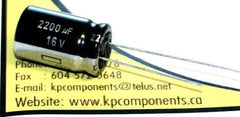 2200uF 16V CAP 105°C Radial/ ECA-1CHG222 - Panasonic - Capacitor - KP Components Inc