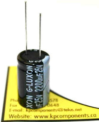 2200uf 25V Capacitor 105°C Radial