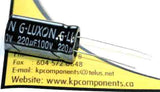 220uf 100V 105C Radial Electrolytic Capacitor 13X25mm - G-LUXON - Capacitor - KP Components Inc