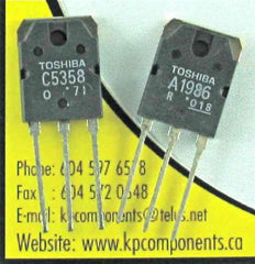 2SA1986 2SC5358 Pair PNP NPN Toshiba Transistors - Toshiba - Transistors - KP Components Inc