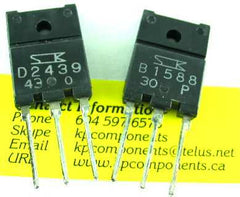 2SB1588 2SD2439 Matched Pair Transistors - Sanken - Transistors - KP Components Inc