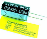 4700UF 50V 105C Radial Electrolytic Capacitor 22X40mm - G-LUXON - Capacitor - KP Components Inc