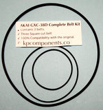 Akai GXC-38D Belt Kit (3 Belts)