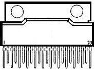 HA13135 IC 22W Audio Amplifier