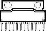 HA13102 IC Audio Output